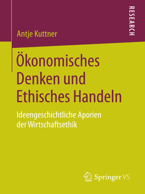 cover image of Ökonomisches Denken und Ethisches Handeln